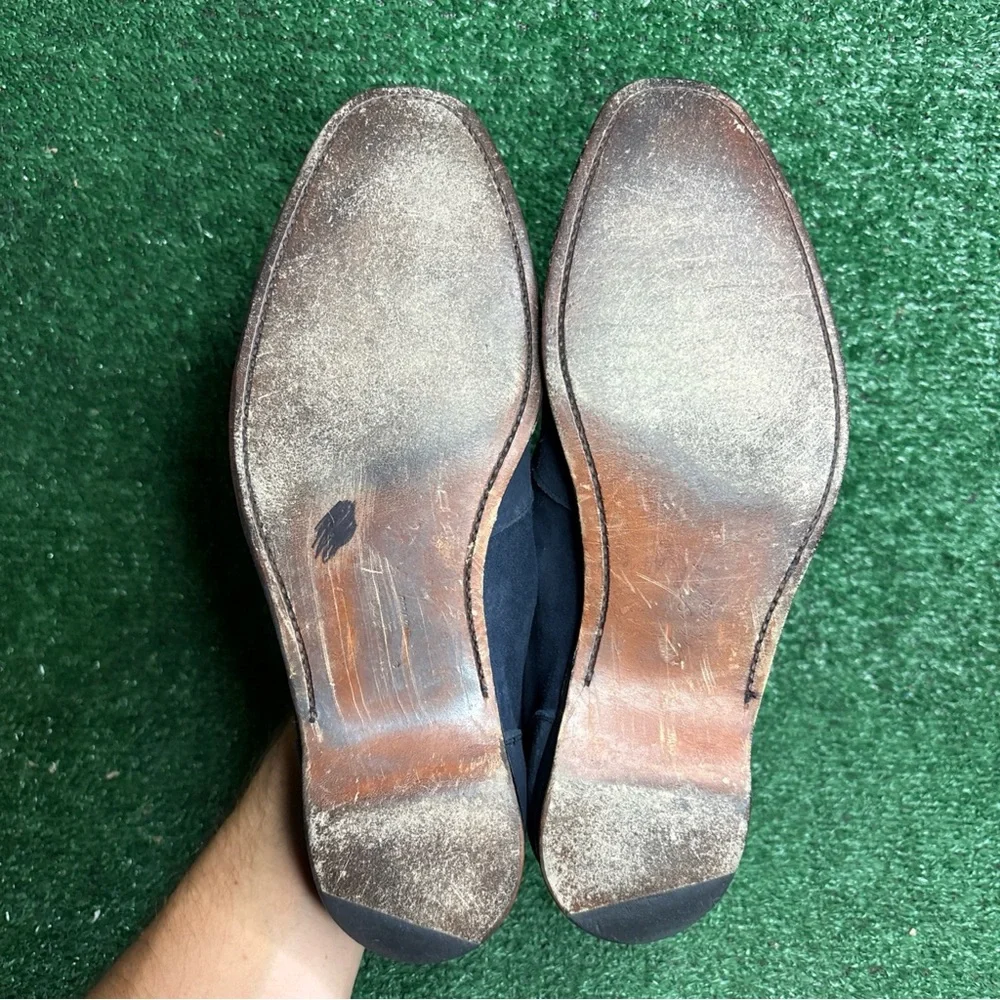ALFRED SARGENT‎ DARK BLUE MADE IN ENGLAND SLIP ON LOAFERS SIZE US 11 / UK 10